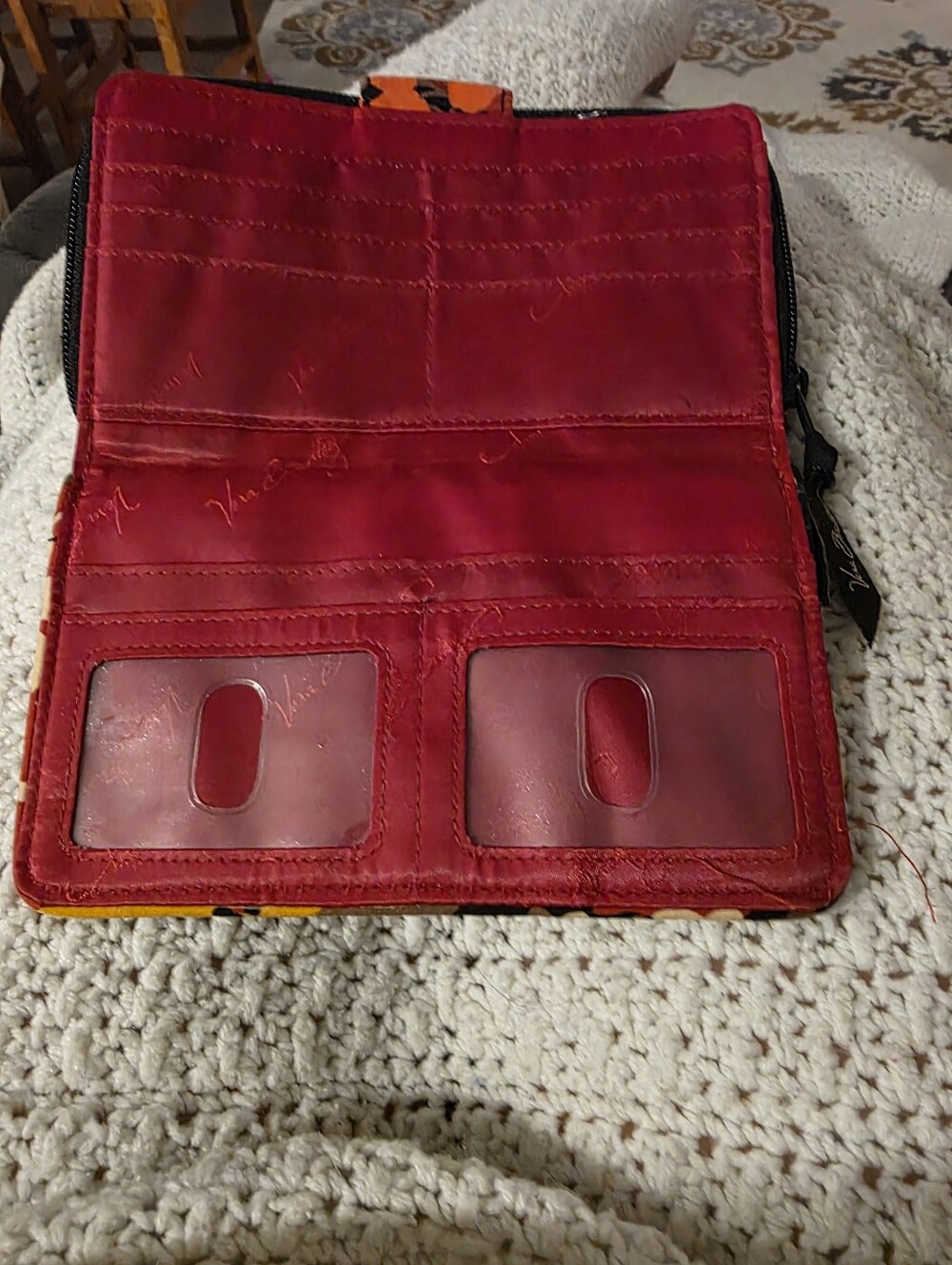 Vera Bradley "Bittersweat" Quilted Zip Wallet - Picture 3 of 6